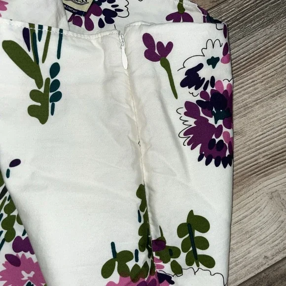 Heritage Collection By BASS Floral Cotton Skirt Sz 4 Women—A25 - Picture 3 of 6